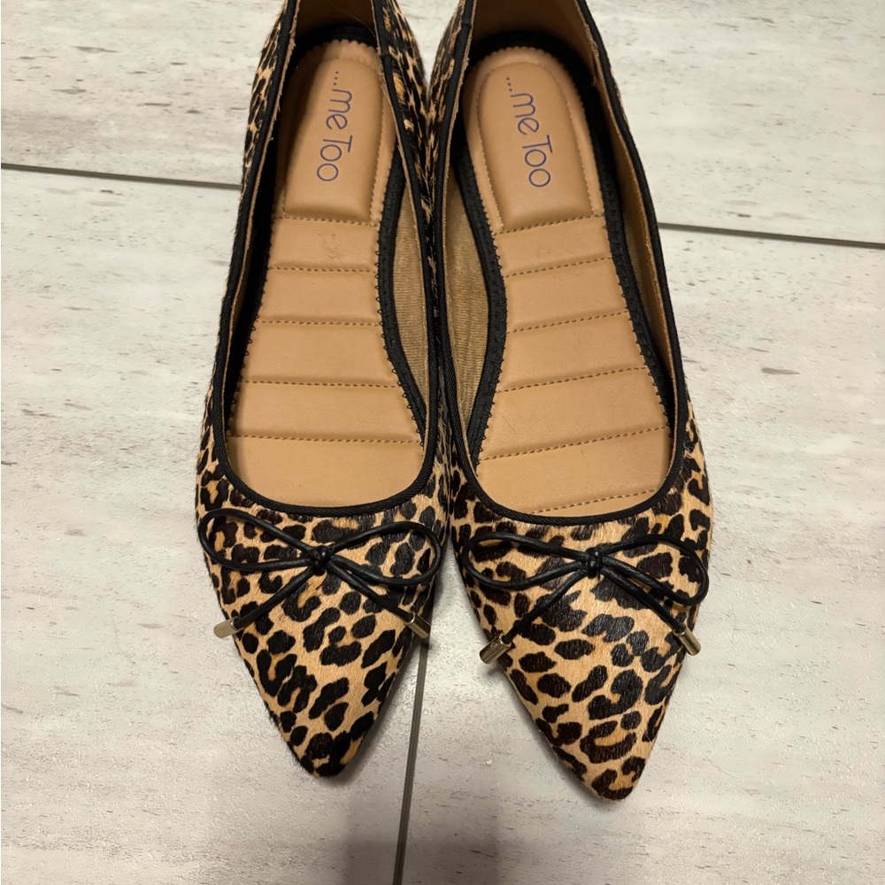 Me Too Animal Print Women's Flats size 8.5